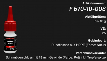 Preview: F 670 - Sekundenkleber