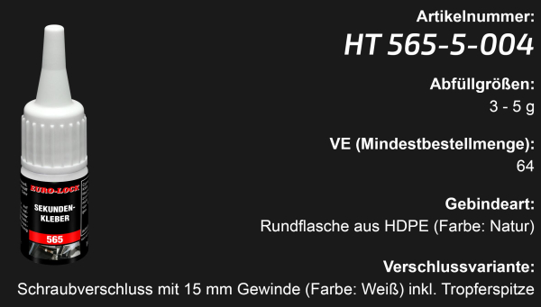 HT 565 - Sekundenkleber
